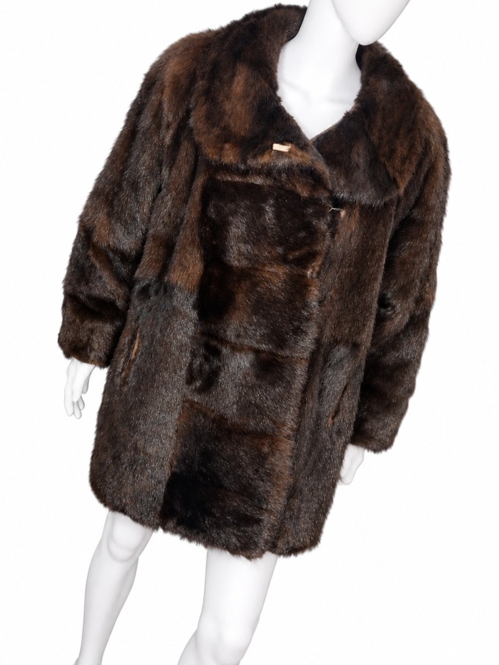 Vintage Anyue Genuine Brown Mink Fur Jacket 🔥 🔥 🔥